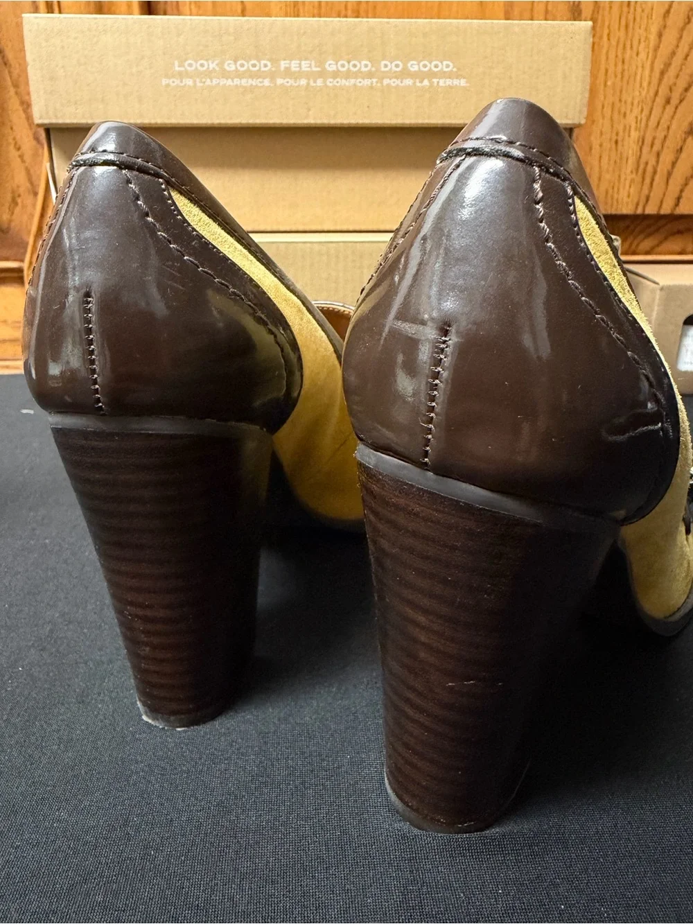 Tommy Hilfiger Vintage Kiltie Stacked Heel Loafer Size 7